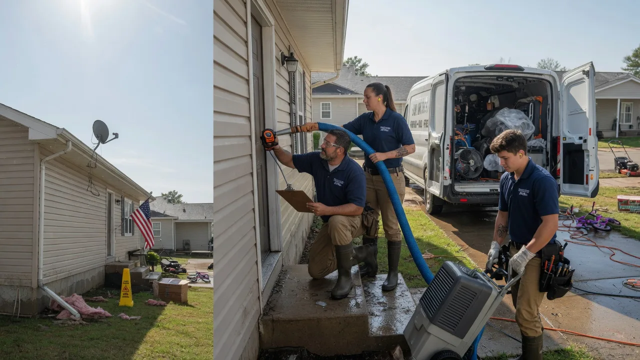 Ceiling Water Damage Restoration in Genoa, OH near me